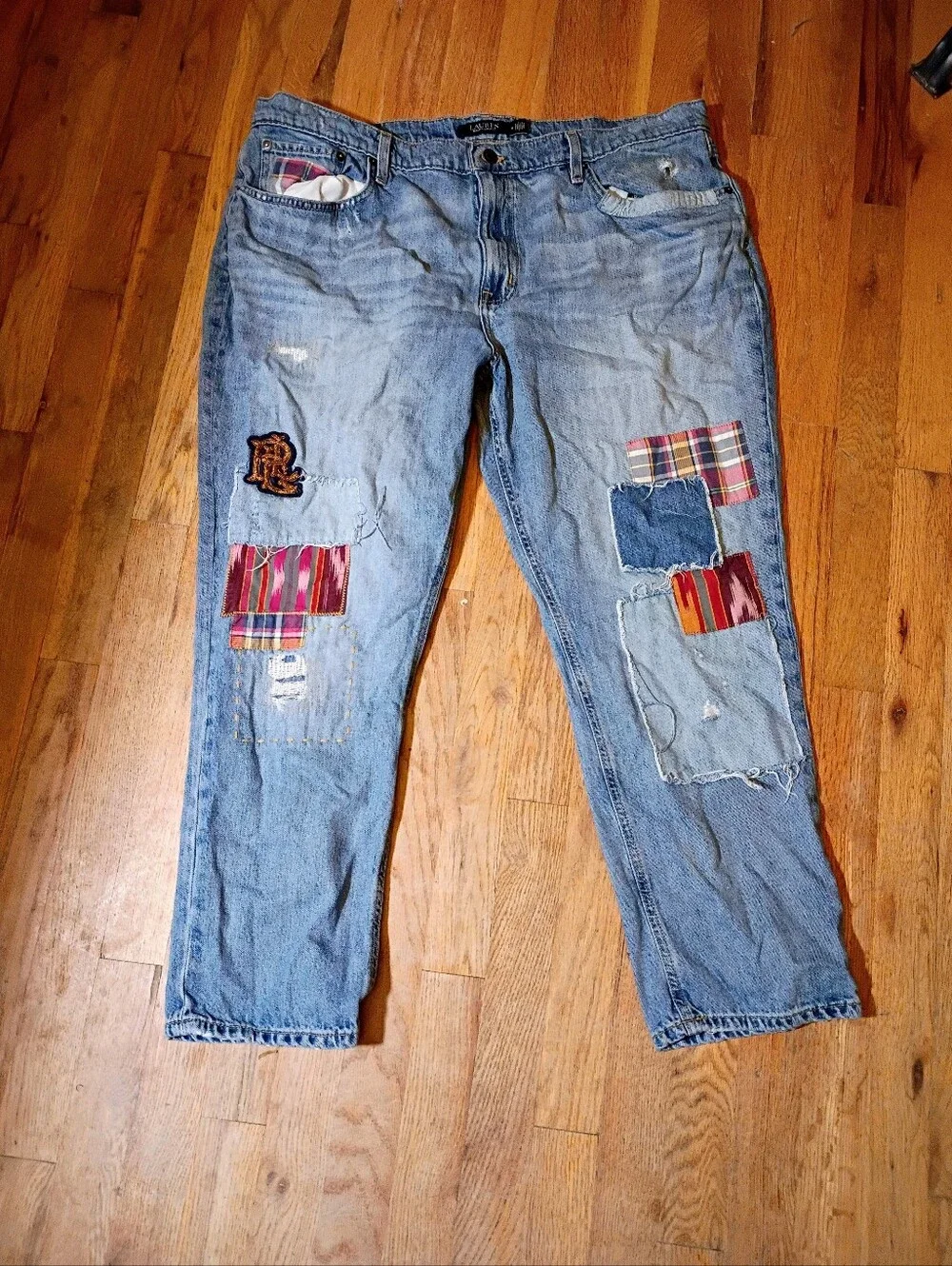 Polo Ralph Lauren Bandana PatchPolo Ralph Lauren Distressed Bandana Patch Jeans